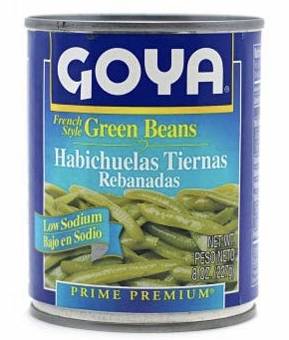 Goya Habichuelas Tiernas Rebanadas Bajo en Sodio 8 oz