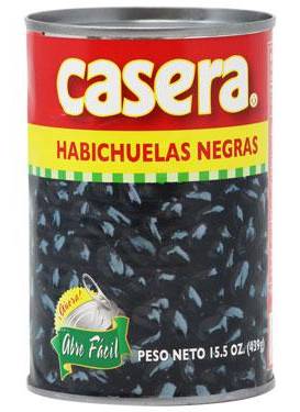 Casera Habichuelas Negras 15.5 oz