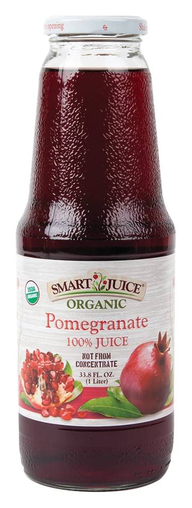 Smart Juice Organic Pomegranate 100% Juice 33.8 oz
