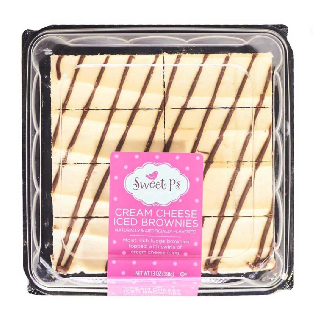 Sweet P's Cream Cheese Iced Brownies 13 oz
