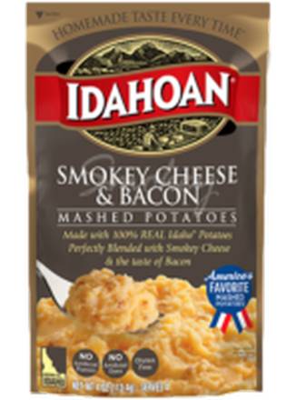 Idahoan Mashed Potatoes Smokey Cheese and Bacon 4 oz