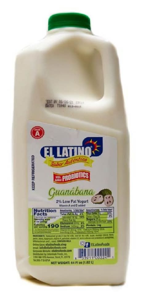 El Latino Guanábana Yogurt 64 oz