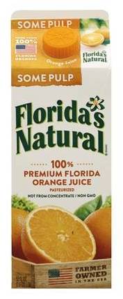 Florida Natural Orange Juice Some Pulp 52 oz