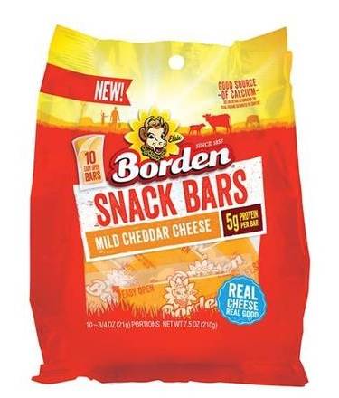 Borden Snack Bars Mild Cheddar Cheese 7.5 oz