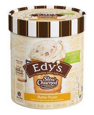 Edy’s Slow Churned NSA Butter Pecan Ice Cream 1.5 qts