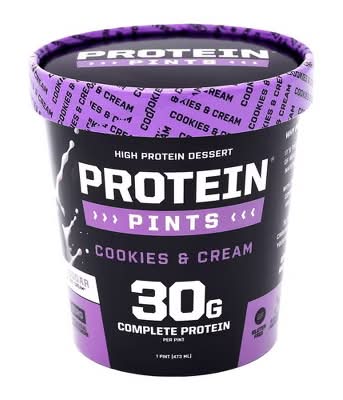 Protein Pints Cookies and Cream High Protein Ice Cream - 16 oz 