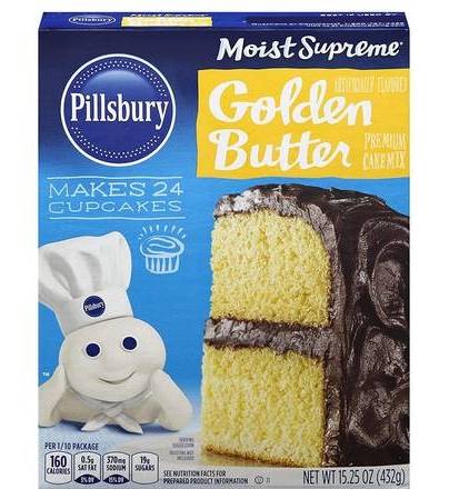 Pillsbury Moist Supreme Premium Cake Mix Golden Butter 15.25 oz