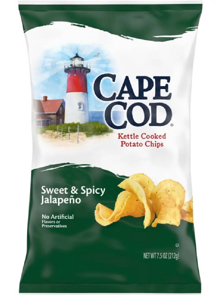 Cape Cod Sweet and Spicy Jalapeño Potato Chips 7.5 oz