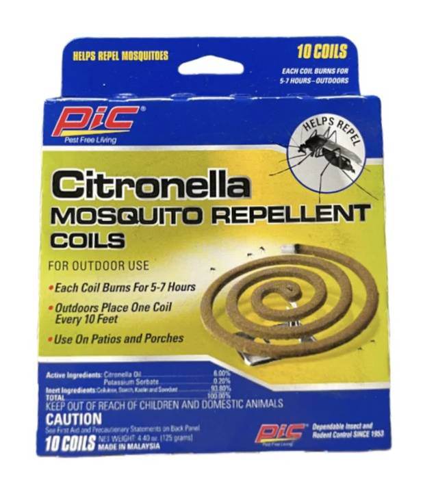 PIC Citronella Mosquito Repellent Coils 10 ct