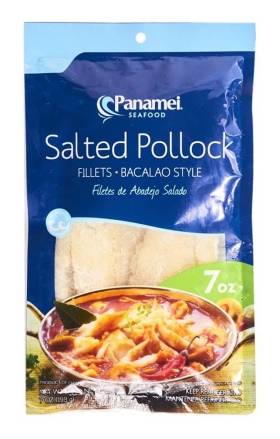 Panamei Salted Pollock Fillets Bacalao Style 7 oz