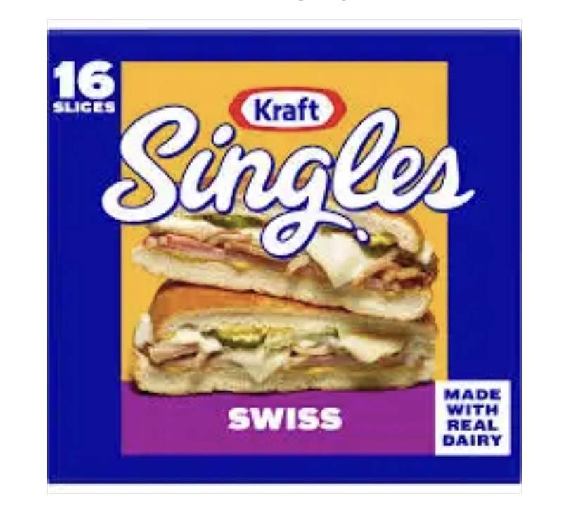 Kraft Swiss Singles 16 ct