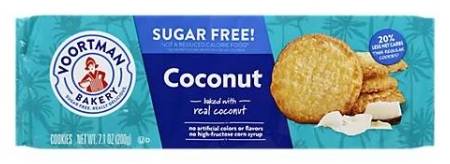 Voortman Bakery Sugar Free! Coconut Cookies 7.1 oz