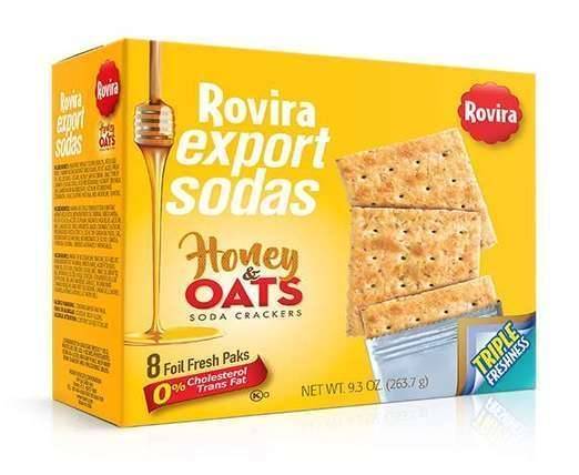 Rovira Export Sodas Honey and Oats 9 oz