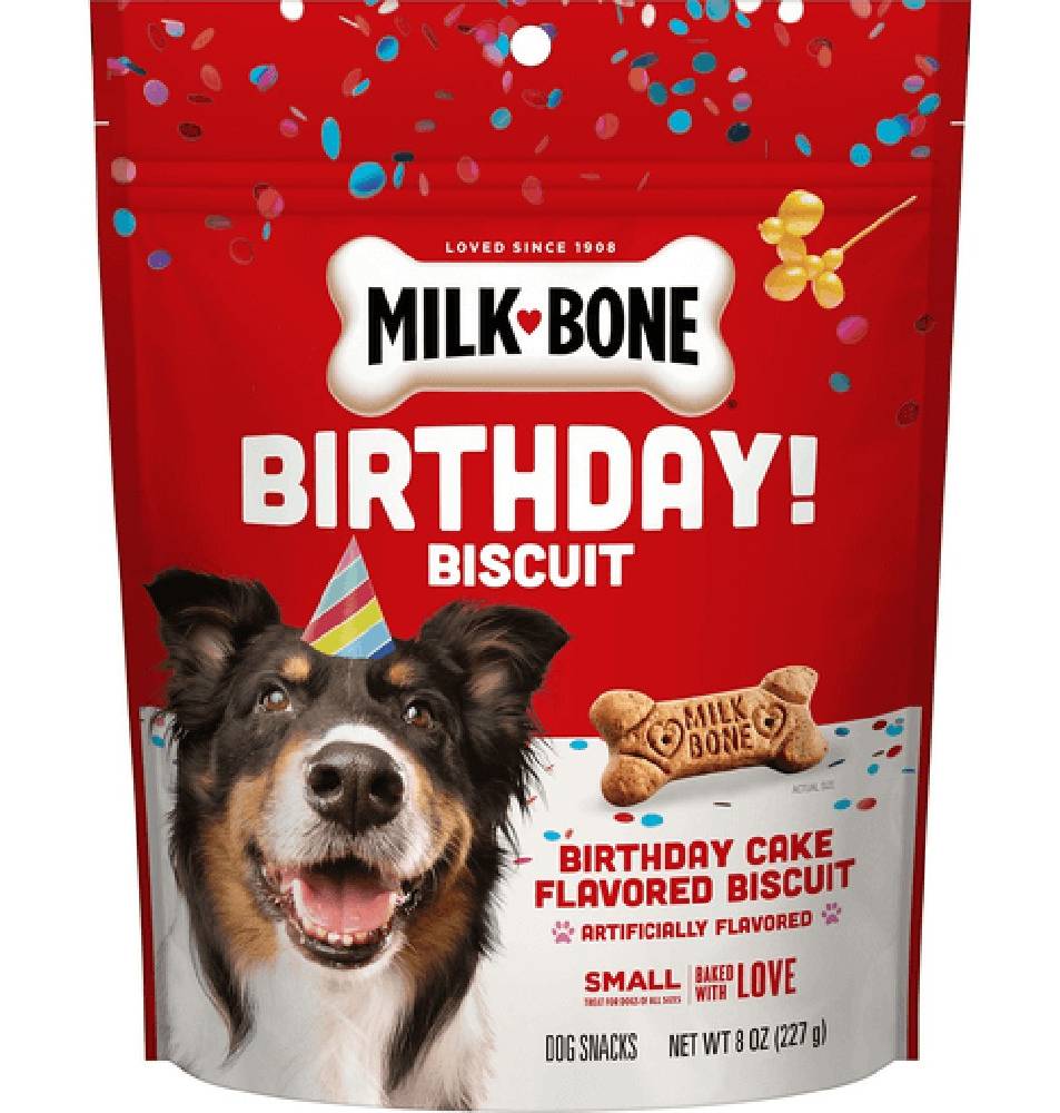 Milk Bone Birthday Biscuits 8 oz