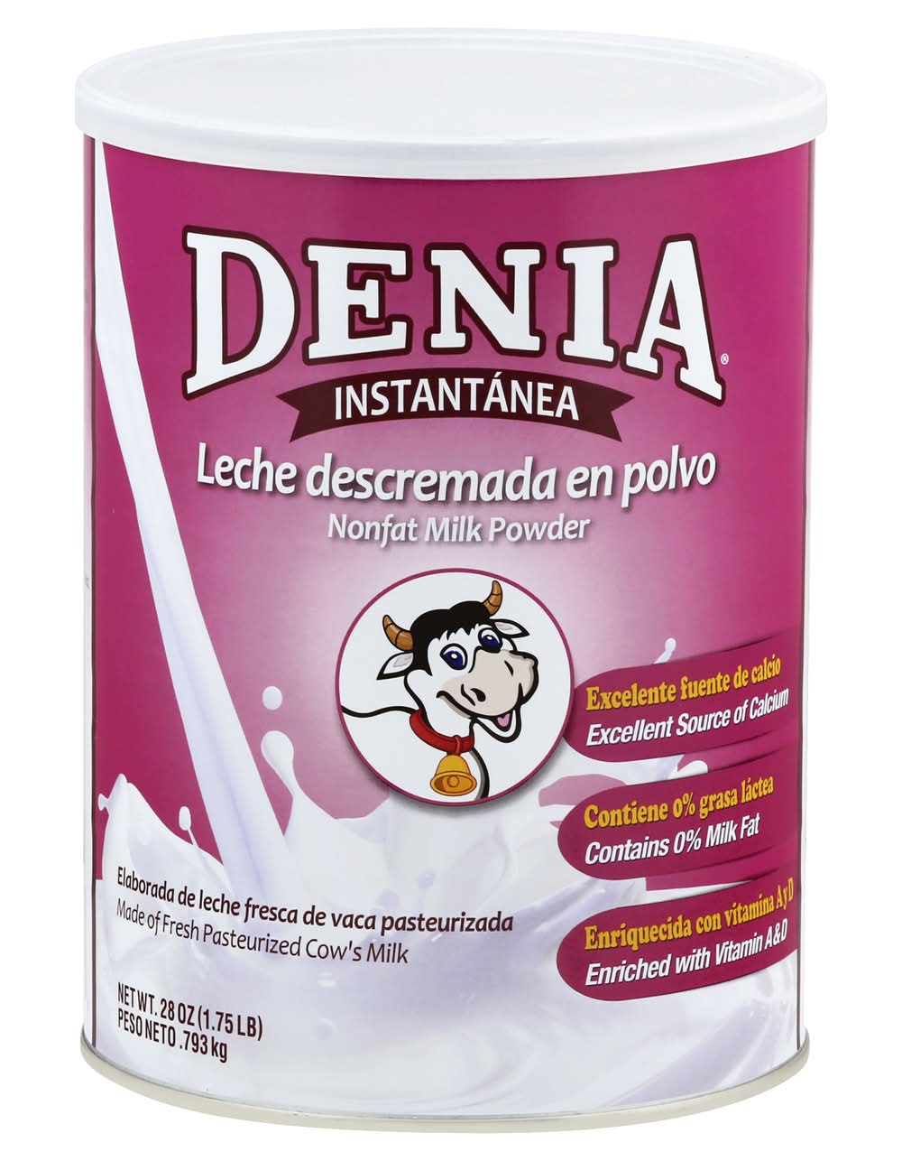 Denia Instantánea Leche Descremada en Polvo