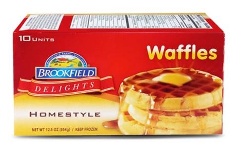 Brookfield Delights Homestyle Waffles 12.5 oz