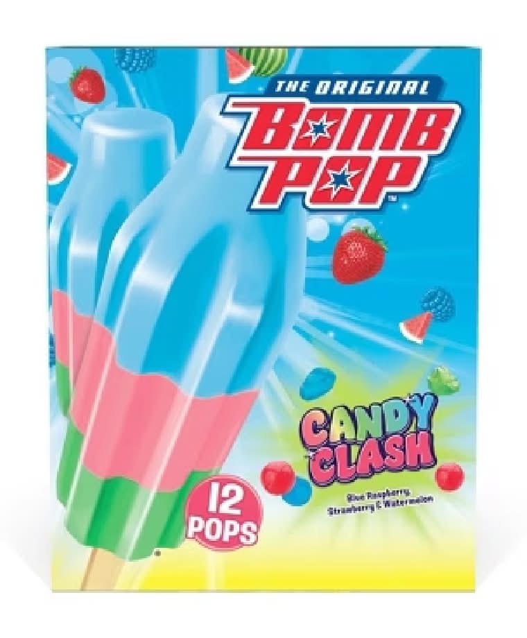 The Original Bomb Pop Candy Clash 12 ct