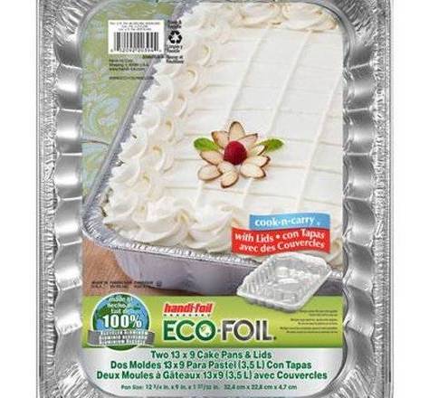 Handi-Foil 13x9 Cake Pans and Lids