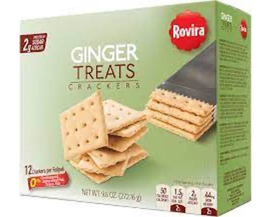 Rovira Ginger Treats Crackers 9.6 oz