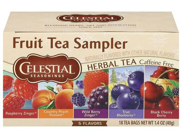 Celestial Seasonings Fruit Tea Sampler 20 ct