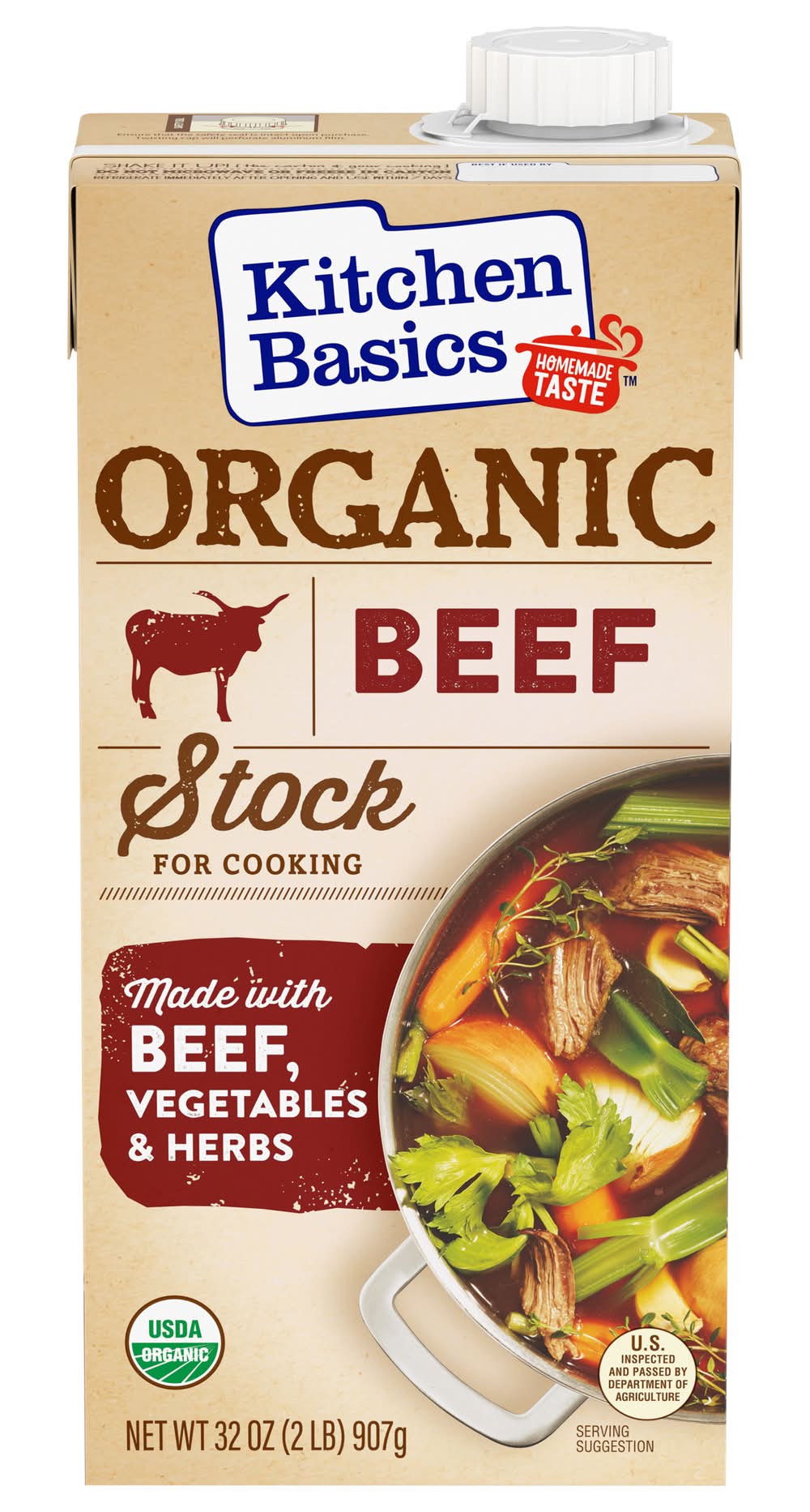 Kitchen Basics Organic Beef Stock 32 oz