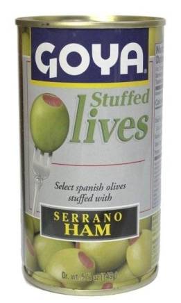 Goya Stuffed Olives Serrano Ham 5.25 oz