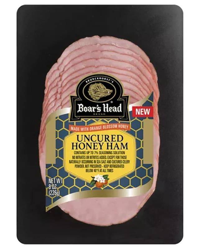 Boar's Head Uncured Honey Ham 8 oz