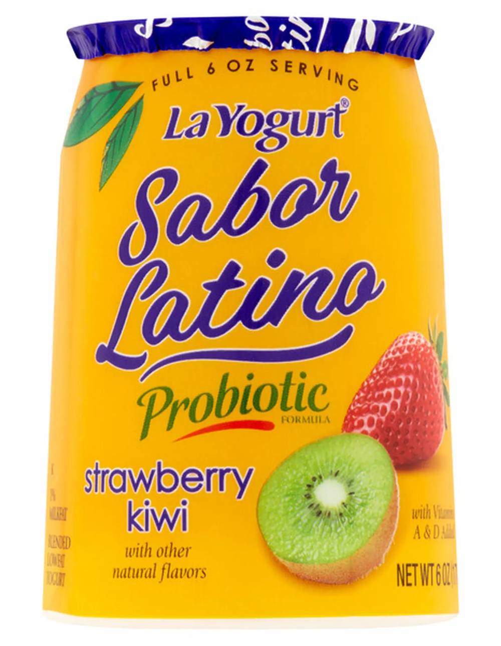 LaYogurt Sabor Latino Probiotic Strawberry Kiwi 6 oz