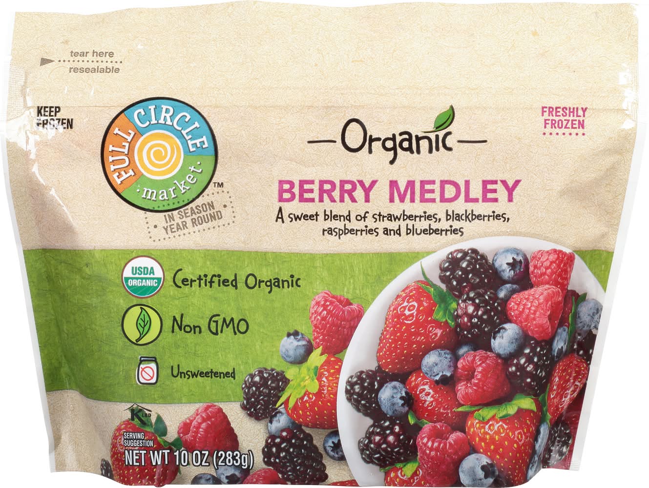 Full Circle Organic Berry Medley 10 oz