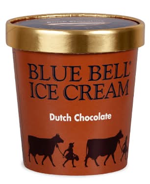 Blue Bell Ice Cream Dutch Chocolate 16 oz