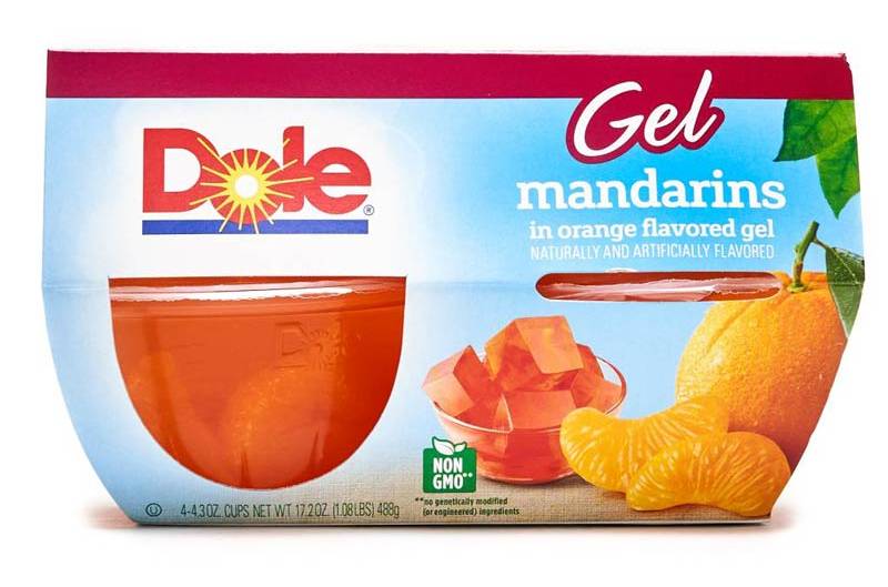 Dole Mandarin in Orange-Flavored Gel 4-4.3 oz