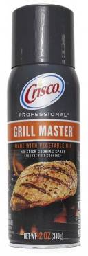 Crisco Cooking Spray Grill Master 12 oz
