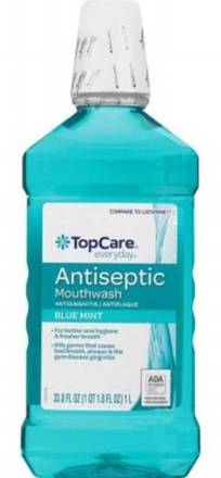 Top Care Antiseptic Mouthwash Blue Mint 1 L