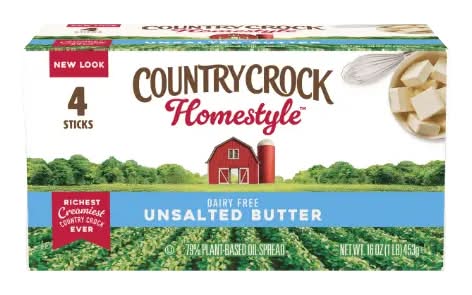 Country Crock Homestyle Dairy Free Unsalted Butter 16 oz