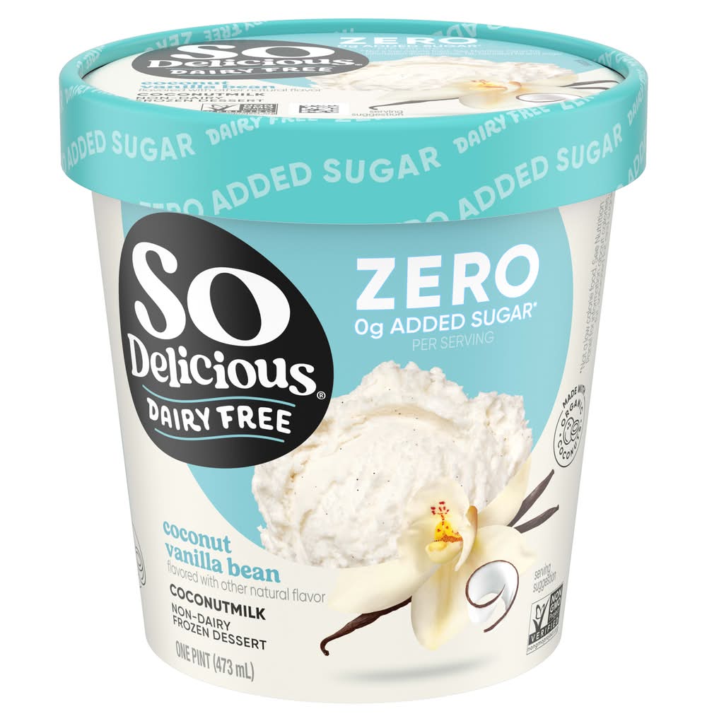 SO Delicious Vanilla Bean NSA Coconut Milk Ice Cream 16 oz