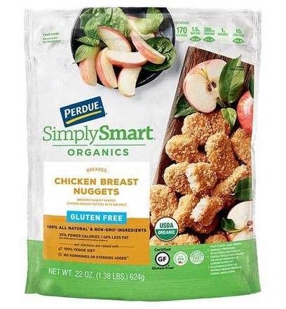 Perdue Simply Smart Organics Gluten Free Chicken Breast Nuggets 22 oz