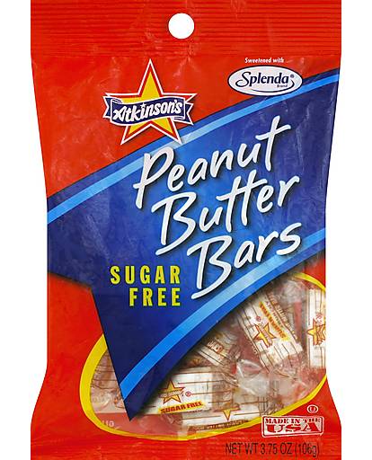 Atkinson’s Sugar Free Peanut Butter Bars 3.75 oz