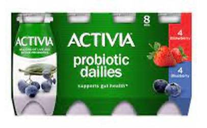 Activia Probiotic Dailies Strawberry & Blueberry 8-3.1 oz