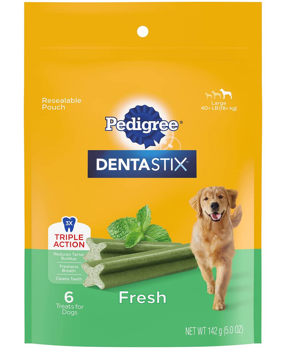 Pedigree Dentastix Fresh Large Dog Treats 6 ct