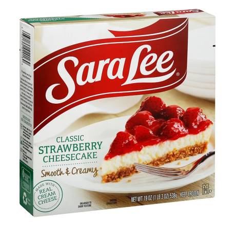 Sara Lee Classic Strawberry Cheesecake 19 oz