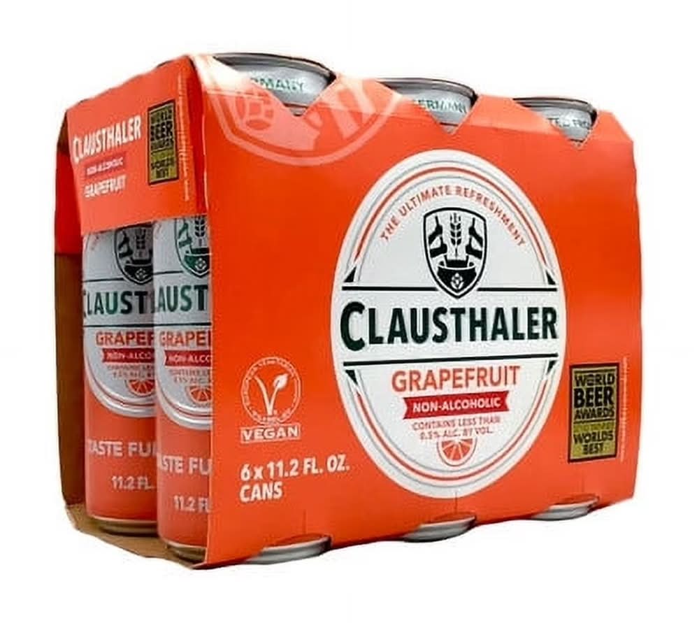 Clausthaler Grapefruit Non-Alcoholic 6-11.5 oz