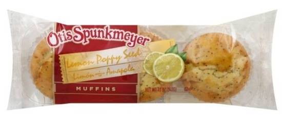 Otis Spunkmeyer Lemon Poppyseed Muffins
