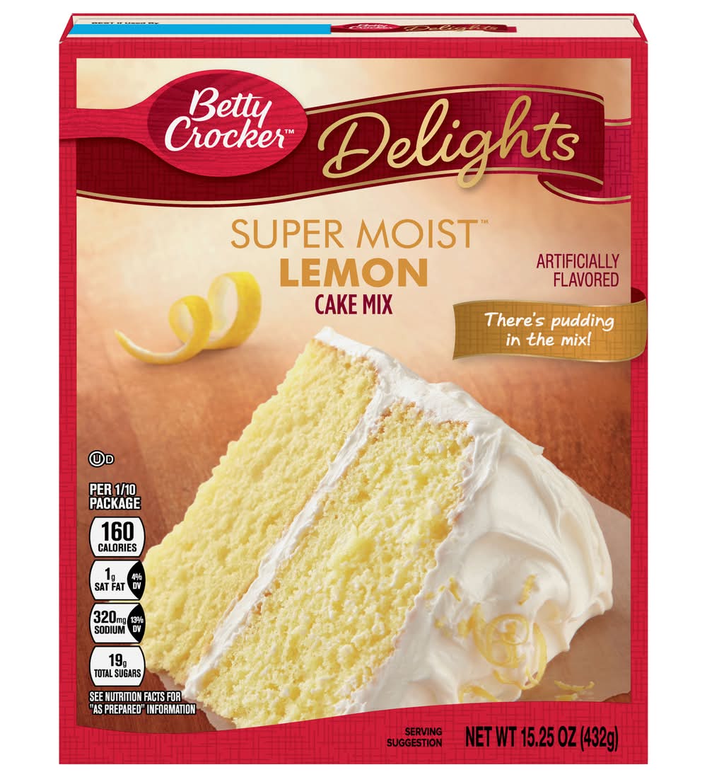 Betty Crocker Super Moist Lemon Cake Mix 15.25 oz