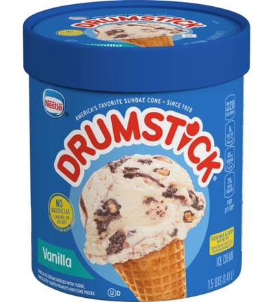 Nestle Drumstick Vanilla 1.5 quarts