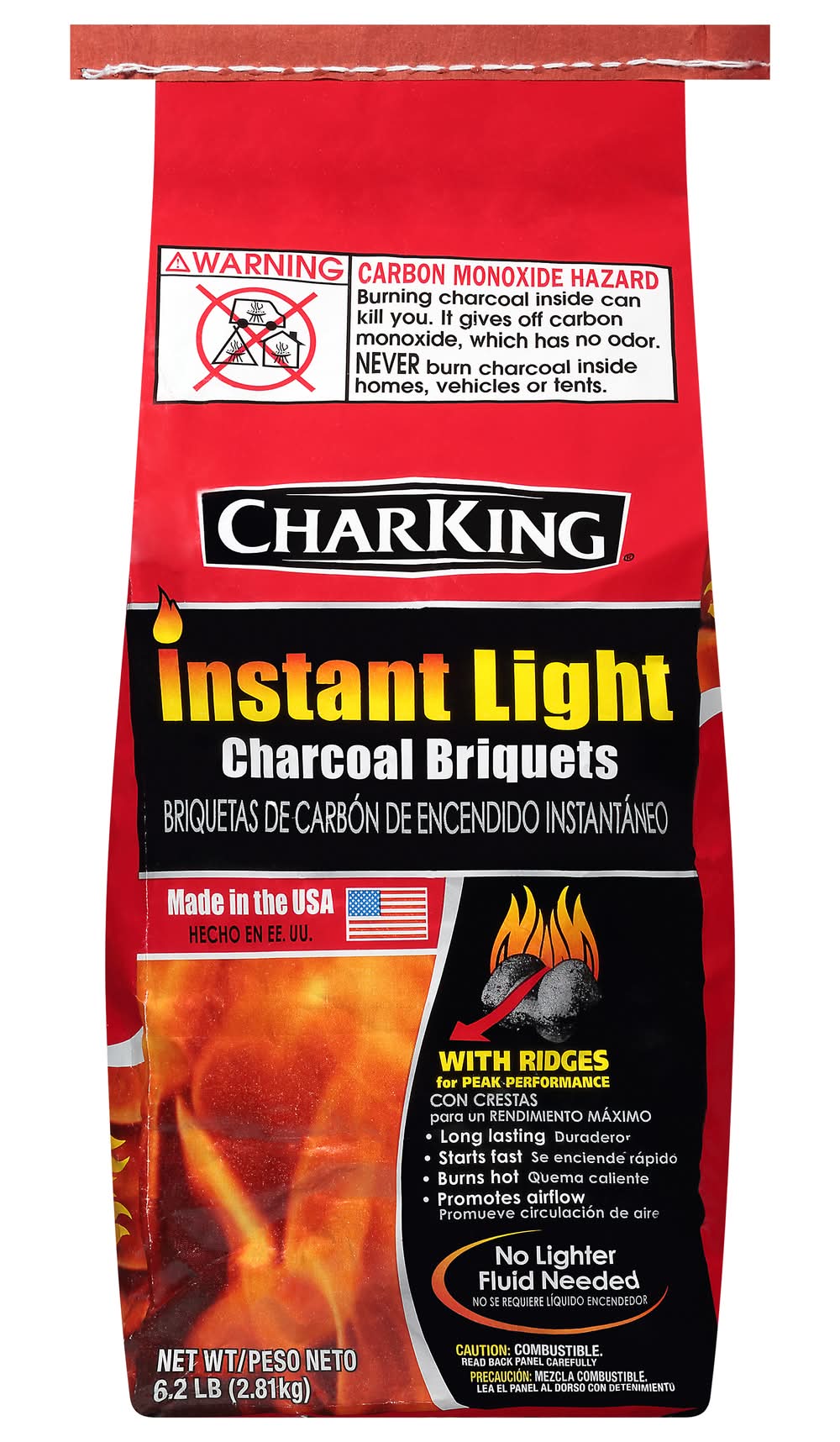 CharKing Instant Light Charcoal Briquets 6.2 lbs