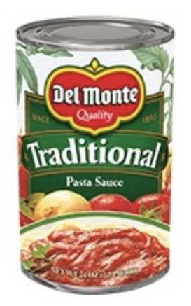 Del Monte Traditional Pasta Sauce 24 oz