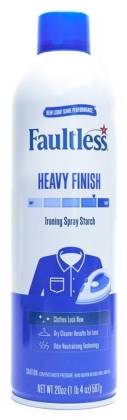 Faultless Heavy Finish Spray Starch 20 oz