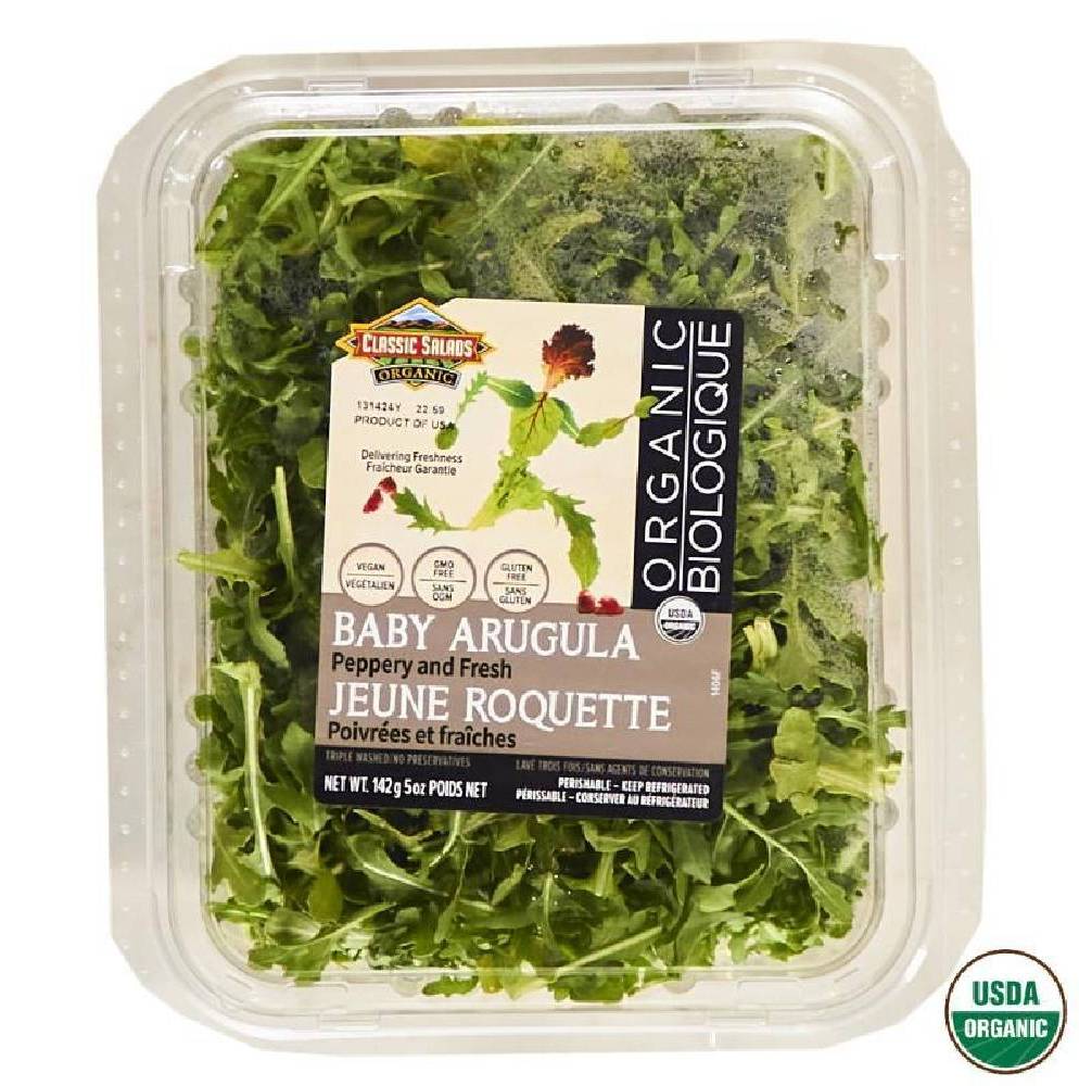 Classic Salads Organic Baby Arugula  5 oz
