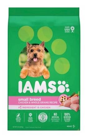 IAMS Proactive Health Small Breed Chicken & Whole Grain Dog Food 3.3 lbs