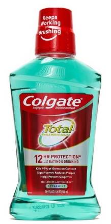Colgate Total Mouthwash Spearmint 16 oz